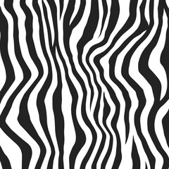 Fototapeta na wymiar black and white zebra animal pattern wild animal skin pattern texture abstract.