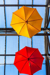 Bunte Schirme	