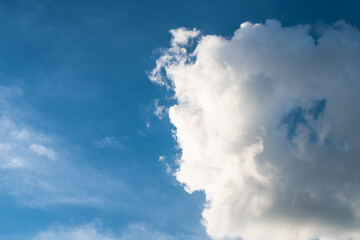 blue sky with clouds