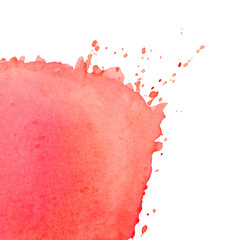 Abstract watercolor. Isolated illustration on a white background.