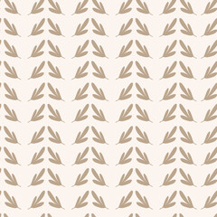 Merry Christmas seamless pattern with vector hand drawn floral leaves and branches.Christmas repeated background for wrapping paper, fabric, christmas decoration