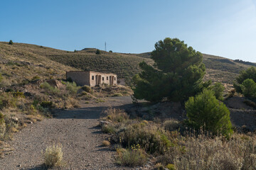 old mining complex in southern Spain