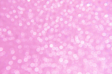 Pink glitter bokeh background