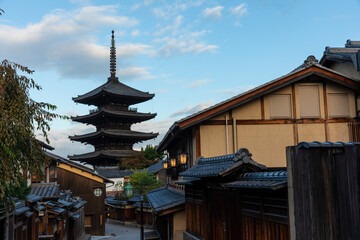 Naklejka premium 京都・八坂の塔