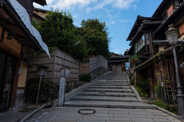 京都　早朝の二寧坂