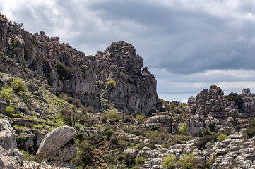 El Torcal de Antequera, Málaga, Andalucía. España