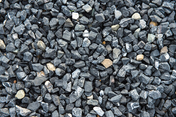 black and white pebbles