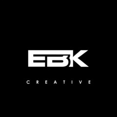 EBK Letter Initial Logo Design Template Vector Illustration	
