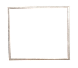 Wooden frame isolated on white background. Picture frame