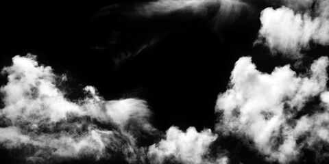 Cloud Stock Image In Black Background