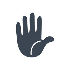 Hand icon ( vector illustration )