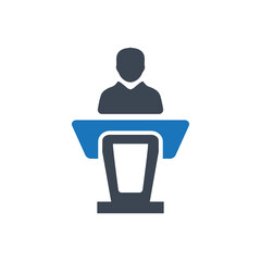 Lecture icon ( vector illustration )