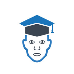 Graduation icon ( vector illustration )
