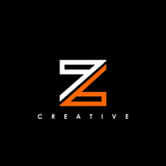 Z Letter Initial Logo Design Template Vector Illustration	
