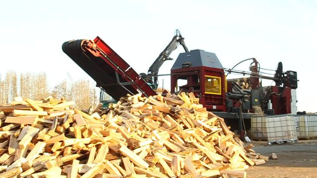Machine &agrave; bois fendeuse bois de chauffage	