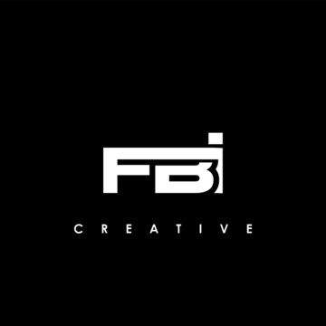 FBI Letter Initial Logo Design Template Vector Illustration	
