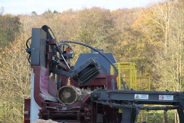 Machine à bois fendeuse bois de chauffage	