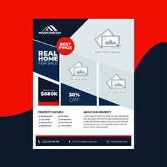 Real Estate Flyer Template design fully Editable