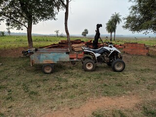 old tractor