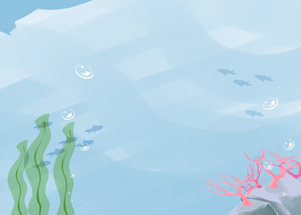 海をイメージした背景05