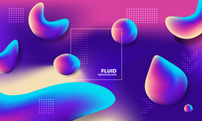 Gradient fluid shape background. Luxury, minimalist, suitable for wallpapers, banners, gaming, cards, book illustrations, landing pages, etc.