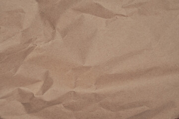 crumpled brown paper