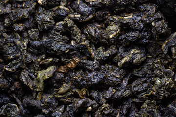 dry Green Tea background texture