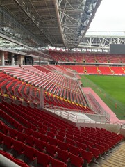 Naklejka premium empty stadium seats