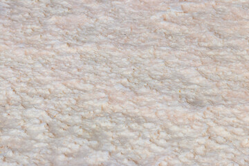 Natural salt crystal texture, macro, close-up. Salty lake shore background
