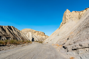 Tabernas desert in Almeria, Spain
