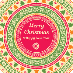 Christmas and New Year background