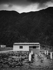 abandoned house in the mountains