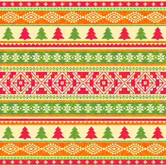 Ornamental knitted pattern