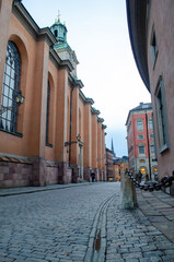 narrow street, Stokgolm, Sweden
