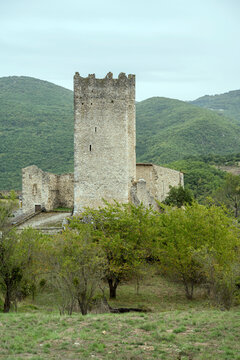 medieval tower, Beffi, Abruzzo, Italy
