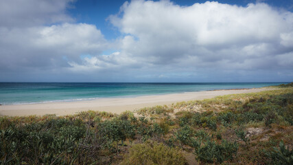 Beautiful heaven beach with clear blue water in Eagle Bay, Western Australia