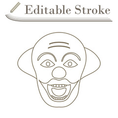 Party Clown Face Icon