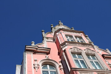 pink building