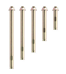 Hex sleeve anchor zinc plated. Anchor is made from Carbon Steel, and is Zinc Plated. This anchor...