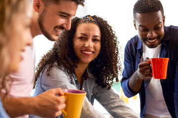 Amigos, café e tecnologia 