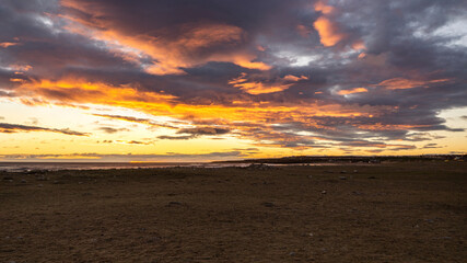 Fototapeta na wymiar Sunrise on the beach