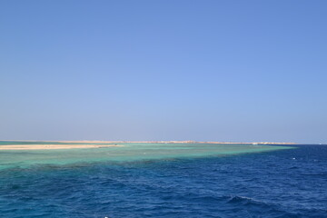 view of the sea from the sea