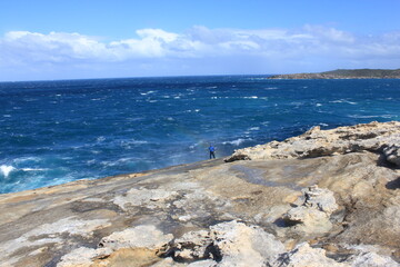 Blowholes near Albany in Torndirrup National Park Australia, Down under