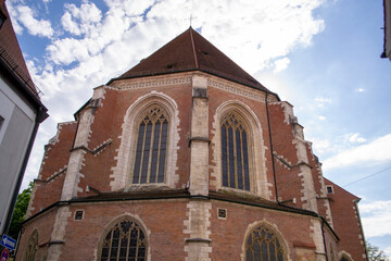 Fototapeta na wymiar Catholic parish church in Ingolstadt, Germany