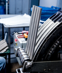 Roll bending industry machine make pipe formation