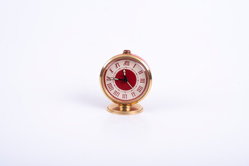 Old red clock