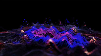 3D rendering of abstract background.