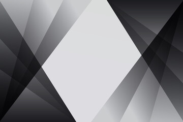Modern abstract design background. Gray and black geometric shapes on a dark gradient.