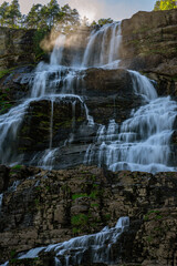 Tvindefossen near Vossevangen in Norway