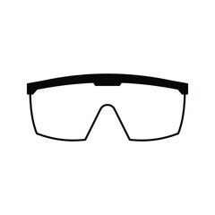 safety glasses icon. Workwear Eye Safety Equipment Design. vector illustration